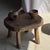 Small Wabi-Sabi Oval Teak Occasional Stool For Sale - Image 16 of 18