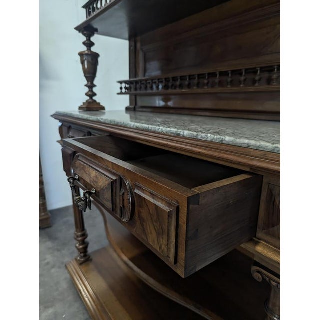 Renaissance Serving Cart in Solid Walnut For Sale - Image 13 of 14