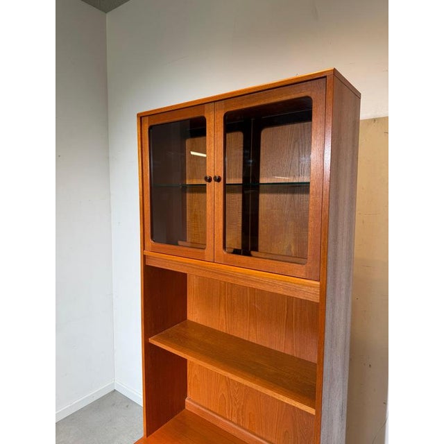Mid-Century Teak Display Bookcase For Sale - Image 3 of 5