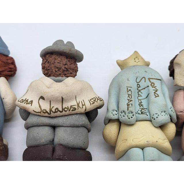Lorna Sakalovsky 1988 Judaica Menorah Jerusalem Design D No 88 Handmade Israel For Sale - Image 10 of 18