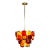 Vintage Mid Century Italian Murano Glass Chandelier For Sale