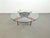 Round Glass Coffee Table with Wood X-Base, 1970 For Sale - Image 6 of 17