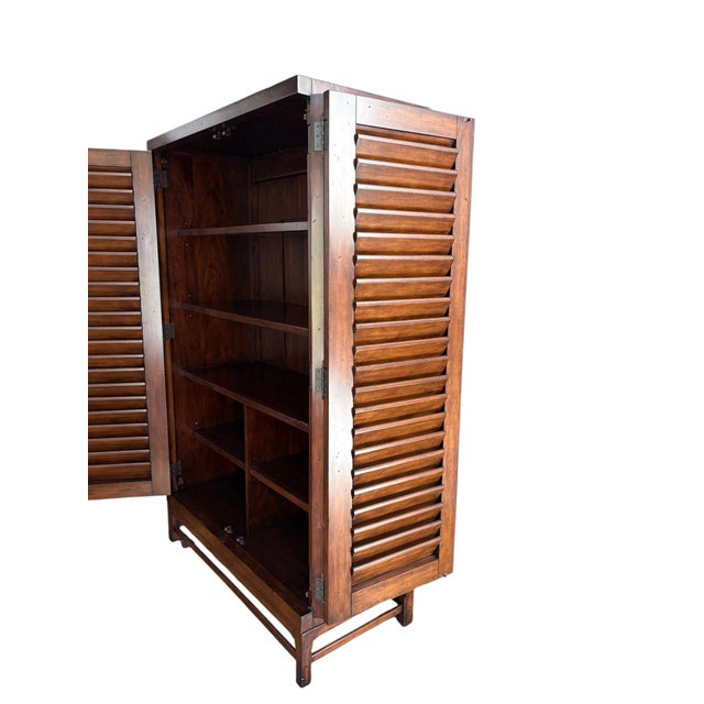 Ralph Lauren Louvered Media Cabinet Armoire For Sale In Indianapolis - Image 6 of 17