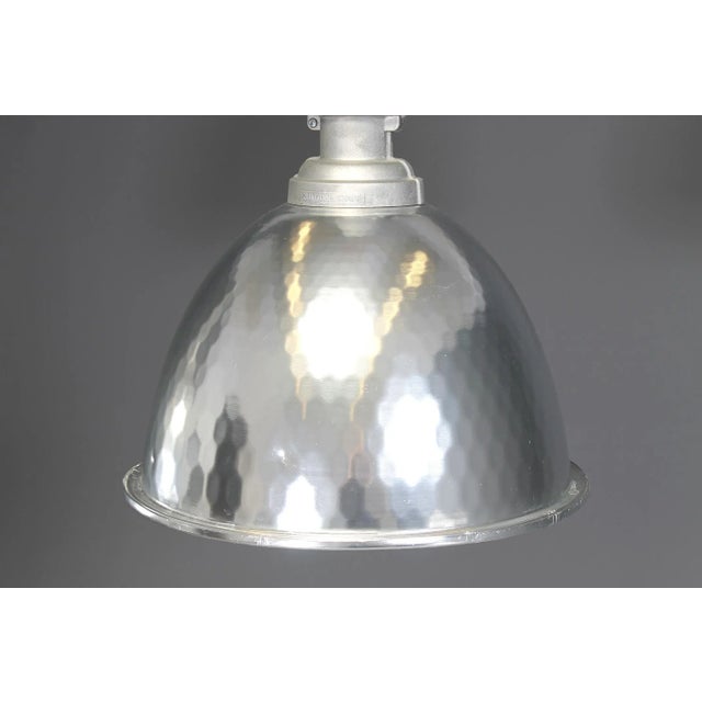 Large Vintage Industrial Ceiling Lamp, 1980 For Sale - Image 4 of 8
