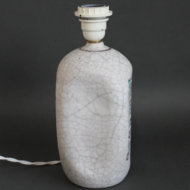 Vintage Italian Decorative Table Lamp by Guido Gambone, 1950s For Sale - Image 9 of 18