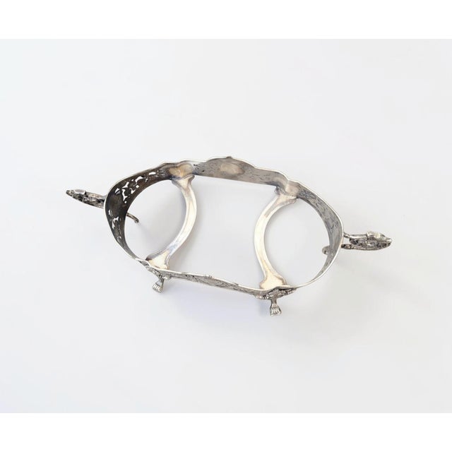 Antique Louis XVI Revival French Silver-Plated Jardinière, 1890 For Sale - Image 12 of 17