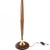 Mid-Century Modern Walnut and Brass Floor Lamp For Sale - Image 6 of 7