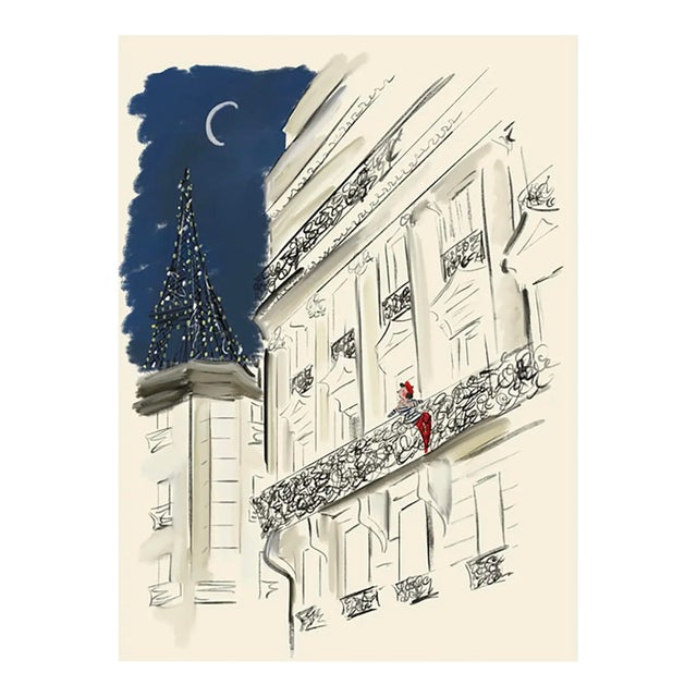 "The Francophile" Limited Edition Print on Etching Paper by Tug Rice 2018 For Sale