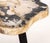Late 20th Century Contemporary Petrified Wood Side Table For Sale - Image 5 of 10