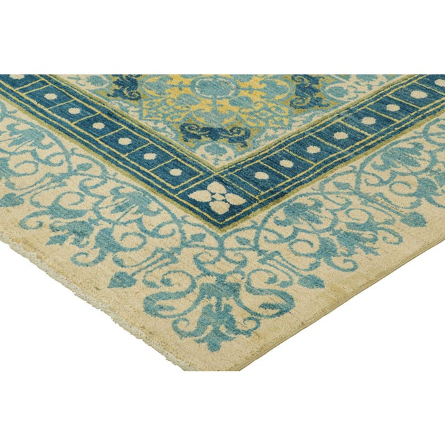 This hand-knotted wool 6x9 rug is an exciting new design in Rug & Kilim’s Modern Classics Collection— an eclectic...