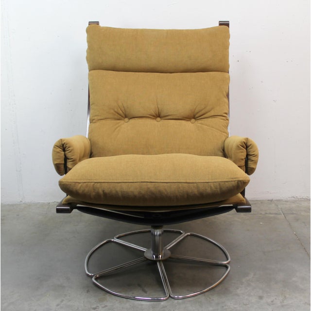 Mid-Century Modern Swivel Chair by Bruno Mathsson for Dux, 1960s For Sale - Image 3 of 7