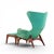 Brown Adrian Pearsall for Craft Associates Model 2231 Mid Century Walnut Lounge Chairs - Pair With Ottomans For Sale - Image 8 of 12
