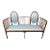 Vienna J & J Kohn by Gustav Siegel Secession Bench Settee No 415 For Sale