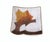 Brown and White Lacquered Copper Ashtray by Del Campo, 1960s For Sale - Image 6 of 6