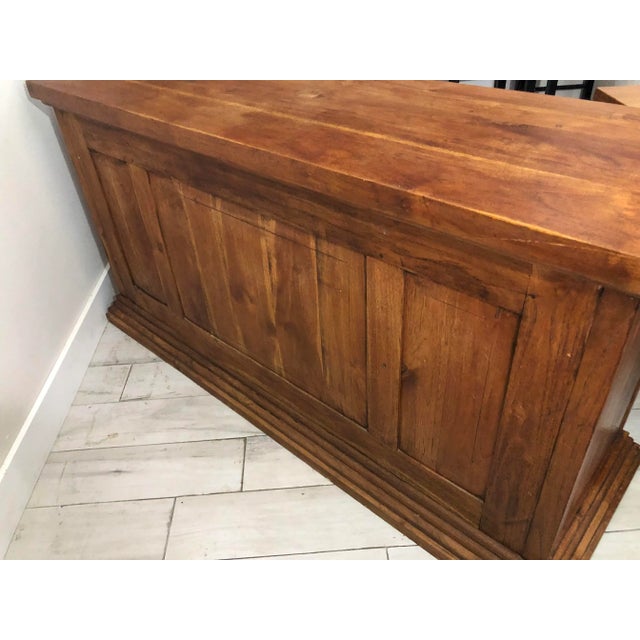 Traditional Style Teak / Driftwood Sideboard Credenza For Sale - Image 4 of 13