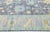 Modern Oushak Style Hand-Knotted Wool Area Rug in Charcoal, Sky Blue & Pastel For Sale In New York - Image 6 of 11