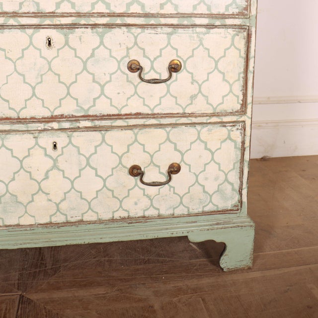 English Painted Chest of Drawers For Sale - Image 4 of 11