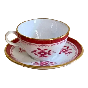 Vintage Miniature Spode Teacup and Saucer Set- 2 Pieces