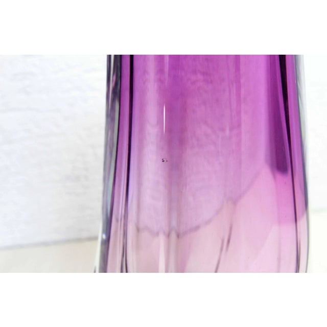 Large Murano Glass Vase For Sale - Image 10 of 11