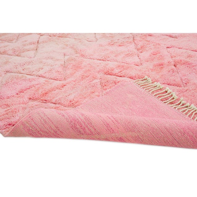 Oversize Hand-Knotted Moroccan Wool Rug | 15'1" X 10'3" | One of a Kind For Sale - Image 9 of 10