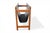 Danish Teak + Vinyl Magazine Rack, 1960s For Sale - Image 4 of 5