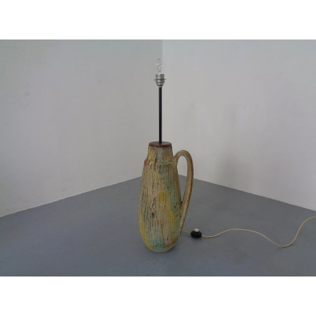 Large Lava Ceramic Floor Lamp from Scheurich, 1970s For Sale - Image 11 of 18