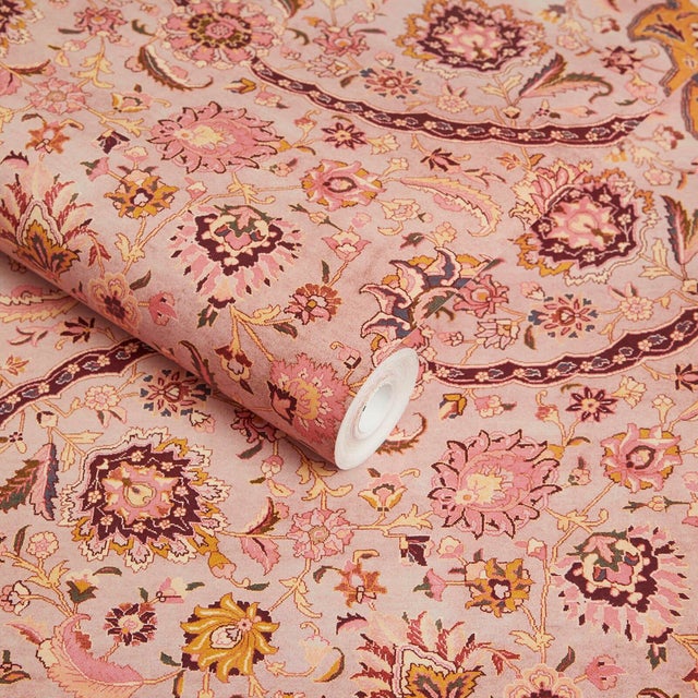 English House of Hackney Zanjan Wallpaper - Quartz Pink For Sale - Image 3 of 4
