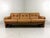 Three-seats sofa coronado by tobia & afra scarpa for b&b italy (marked). very comfortable sofa in cognac coloured leather....