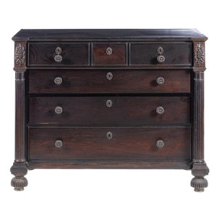 Empire Style Chest of Drawers in Wood, 19th Century For Sale