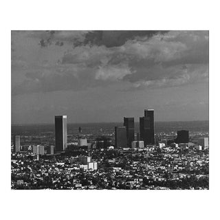 1976 Los Angeles Skyline Photograph by Don Ware For Sale