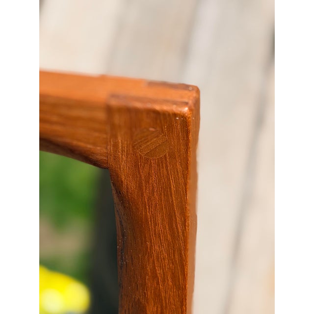 Mid 20th Century Danish Teak Mid Century Modern Mirror, Design Aksel Kjersgaard 1960s For Sale - Image 5 of 6