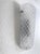 Contemporary modern bright clear "graniglian Mrano glass wall sconce-Set of Two- Rombus Transparent graniglia" texture...