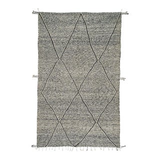 Premium Handwoven Moroccan Wool Rug | 10'4" X 6'4" | One of a Kind For Sale