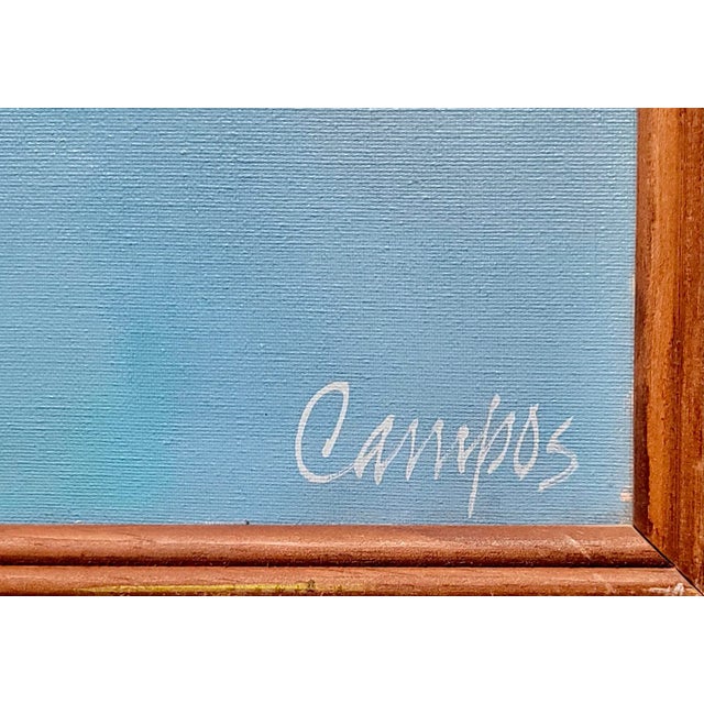 1960s Campos - Portrait of a Toucan Bird -1960s Oil Painting For Sale - Image 5 of 7