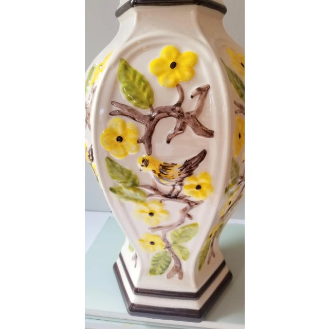 Chinoiserie Late 20th Century Chinoiserie Ginger Jar Table Lamp For Sale - Image 3 of 11