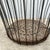 Vintage Rustic Metal Wire Egg Basket With Perforated Bottom For Sale - Image 9 of 10