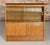 Mid Century G-plan Brandon range oak bookcase, circa 1950s. Sliding glass doors on the top and sliding wooden doors on the...