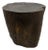 Andrianna Shamaris Charred Teak Wood Tray Side Table For Sale
