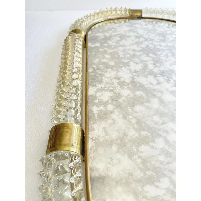 Contemporary Venetian Rostrato Murano Glass Wall Mirror by Simoeng For Sale - Image 3 of 7