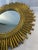 Late 20th Century Vintage Bamboo Style Gilded Sunburst Wall Mirror For Sale - Image 5 of 12