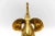 Gold Large Mid-Century Modern Brass Elephant, 1960s For Sale - Image 8 of 9