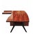Brown Tolomeo Executive Desk by Ico Parisi for Mim Roma, Italy, 1960s For Sale - Image 8 of 12