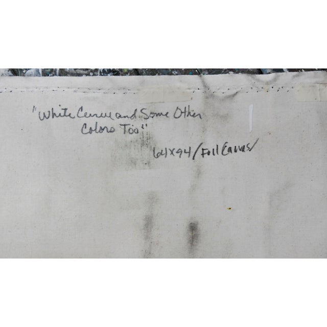 An original abstract acrylic on canvas painting on canvas by contemporary Abstract Expressionist artist Robbie Kemper...