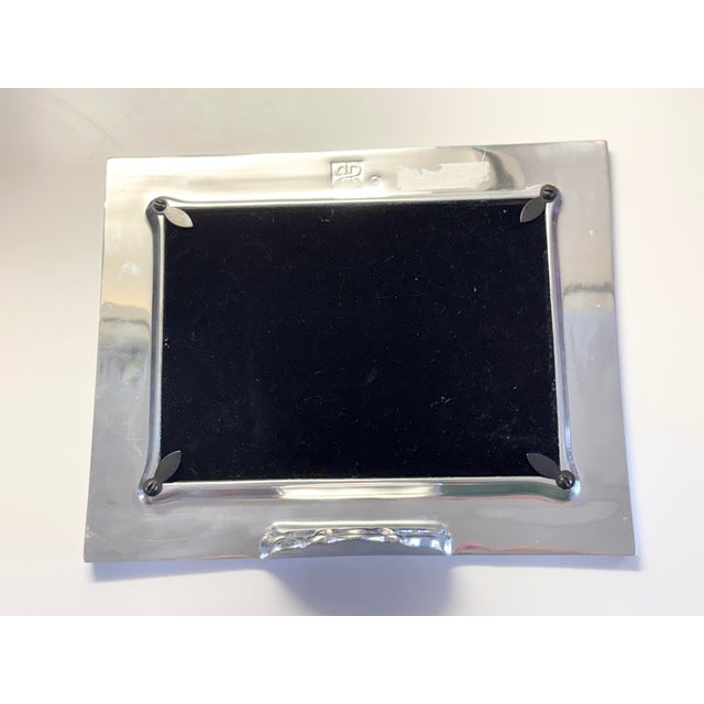 Metal Beatriz Ball Faux Cane Pewter Picture Frame For Sale - Image 7 of 9