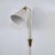 1950s Adjustable Brass and Off-White Metal Wall Light, Sweden, 1950s For Sale - Image 5 of 17