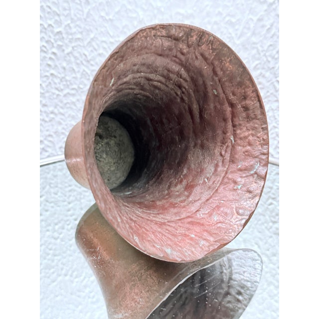 Carl Sorensen Early 20th Century Copper Trumpet Vase Attributed to Carl Sorensen For Sale - Image 4 of 7