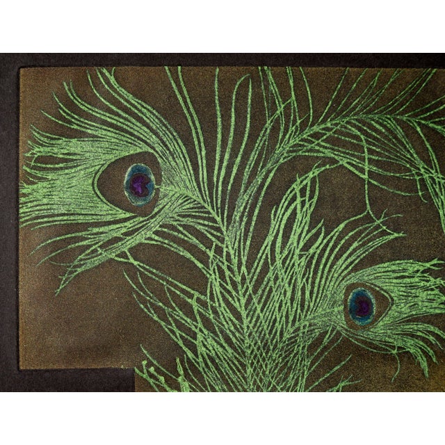 Collagraph layered with mulberry paper by Patricia A. Pearce (American, b. 1948). Numbered, dated, titled, and signed...