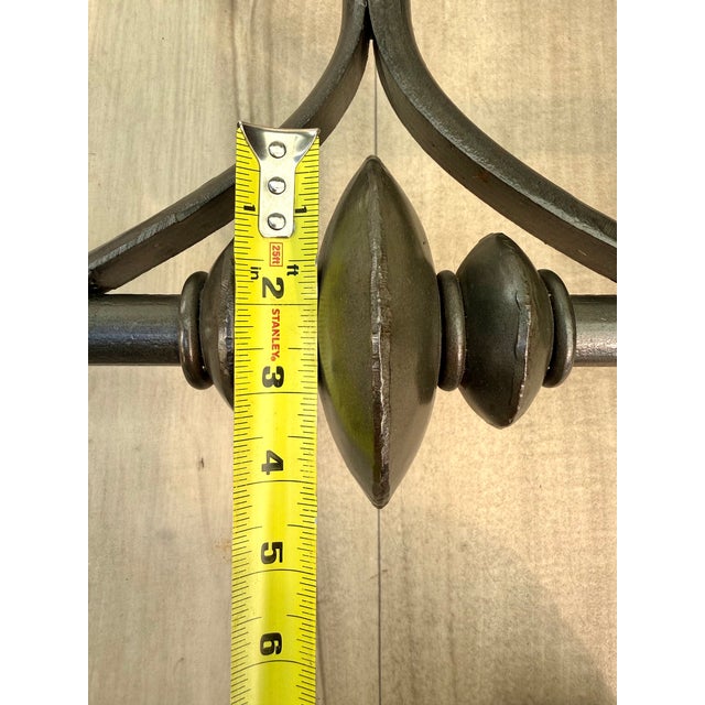 Vintage Giacometti Style Sculptural Iron & Glass Coffee Table For Sale - Image 15 of 15