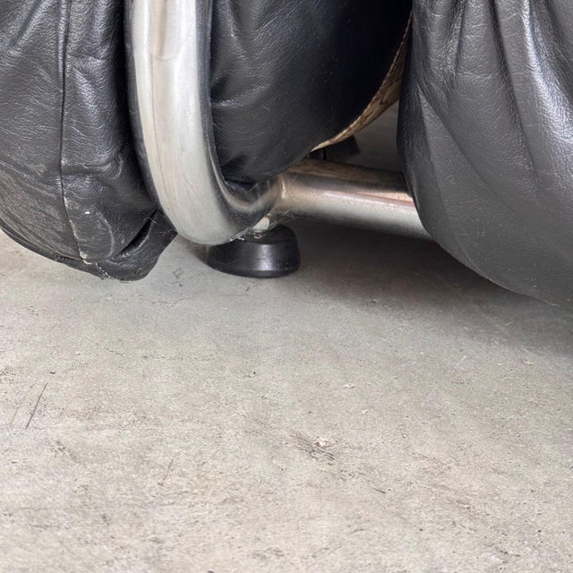 Metal Set of Mid-Century Armchairs by Giuseppe Munari for Poltrona Munari, 1970s For Sale - Image 7 of 17