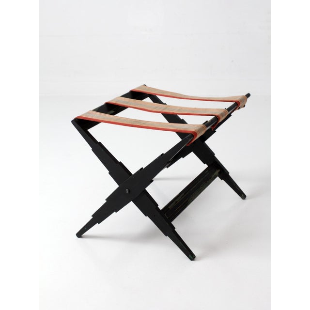 1930s Folding Hotel Luggage Rack For Sale - Image 4 of 18